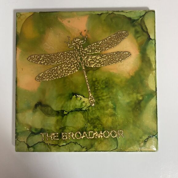 Colorado & The Broadmoor Handpainted By Local Artist Ceramic Coasters Set Of 4 - Picture 6 of 9